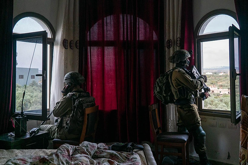 הריסת ביתו של אחד המחבלים המעורב בפיגוע סמוך לחומש