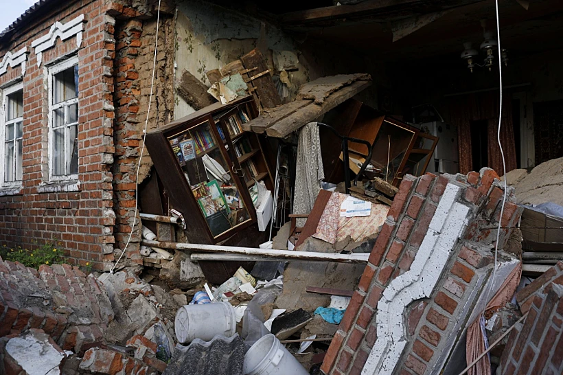 הריסות מהפגזות בעיר חרקוב, אוקראינה