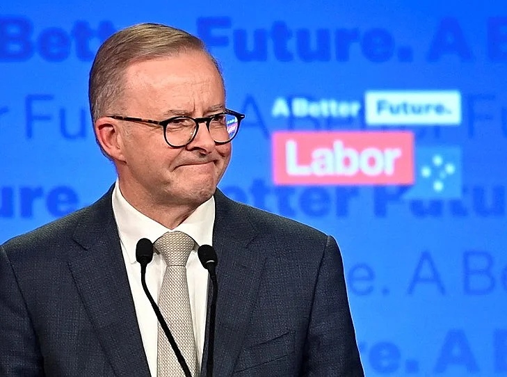 אנתוני אלבניז, ראש מפלגת הלייבור שצפוי לשמש כראש ממשלת אוסטרליה