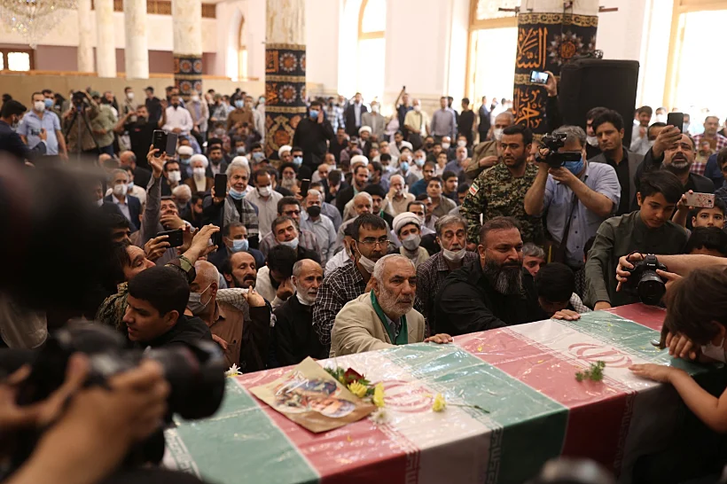 הלווית קצין משמרות המהפכה סיאד חודאיי, טהרן