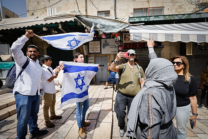 עימותים בעיר העתיקה לקראת מצעד הדגלים