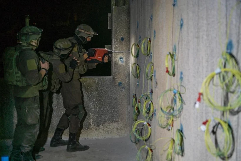 כוחות צה''ל מכינים את בית המחבל מהפיגוע בבני ברק להריסה