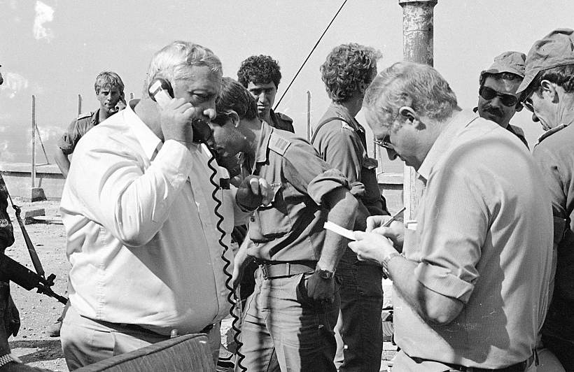 אריאל שרון יהושע שגיא רפאל איתן רפול אמיר דרורי לבנון מלחמה ביירות