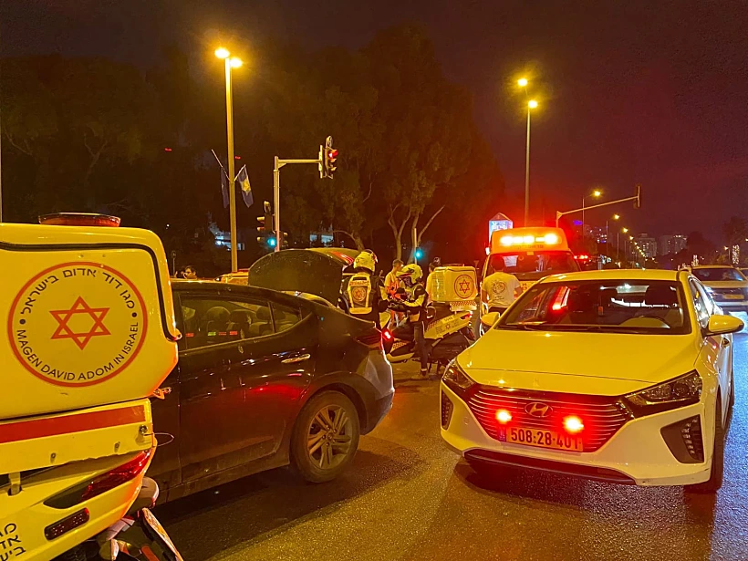 זירת התאונה