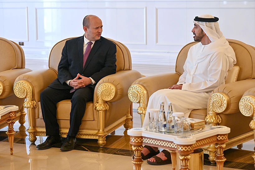 רה''מ בנט התקבל ע''י שר החוץ של האמירויות עבדאללה בן זאיד