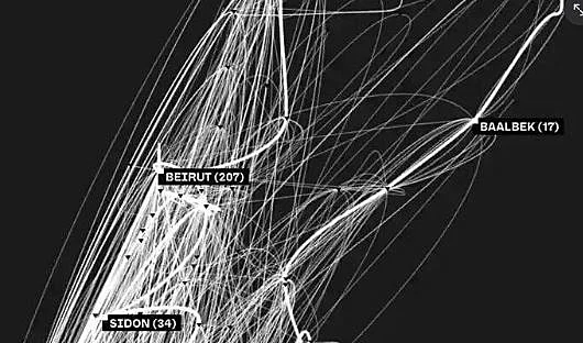 חלק ממסלולי הטיסות