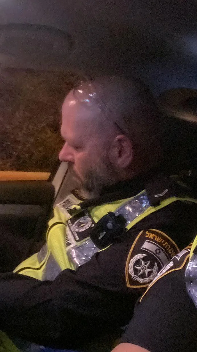 התמונה האחרונה של מתנדב אגף התנועה רס''ר עמיחי כרמלי, שנדרס למוות בראשון לציון