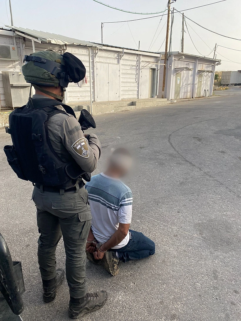 הפלסטיני שתקף את לוחמי צה''ל ונעצר