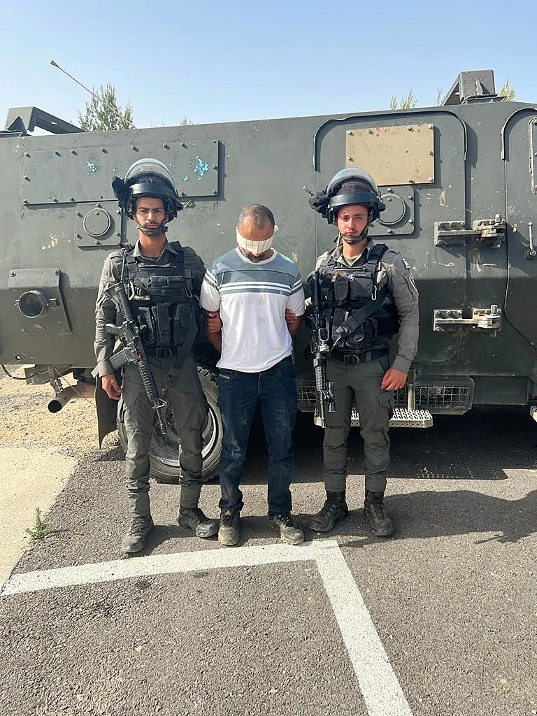הפלסטיני שתקף את לוחמי צה''ל ונעצר