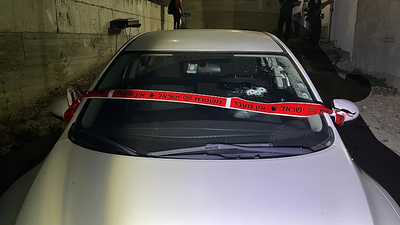 הרכב בו נורה למוות תופיק ערו בכפר ג'ת