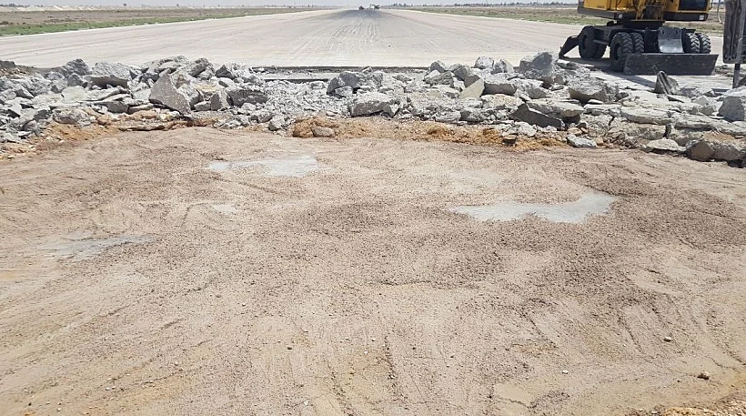 נזק למסלולים בנמה''ת בדמשק