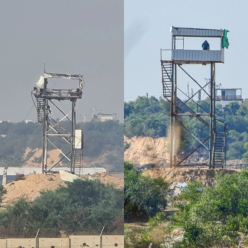 הממוצב הצבאי של חמאס שהושמד