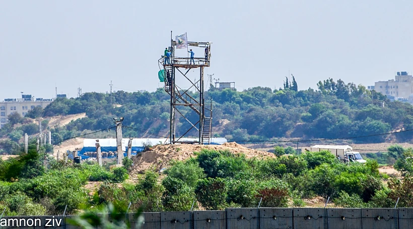 עמדת חמאס שהותקפה