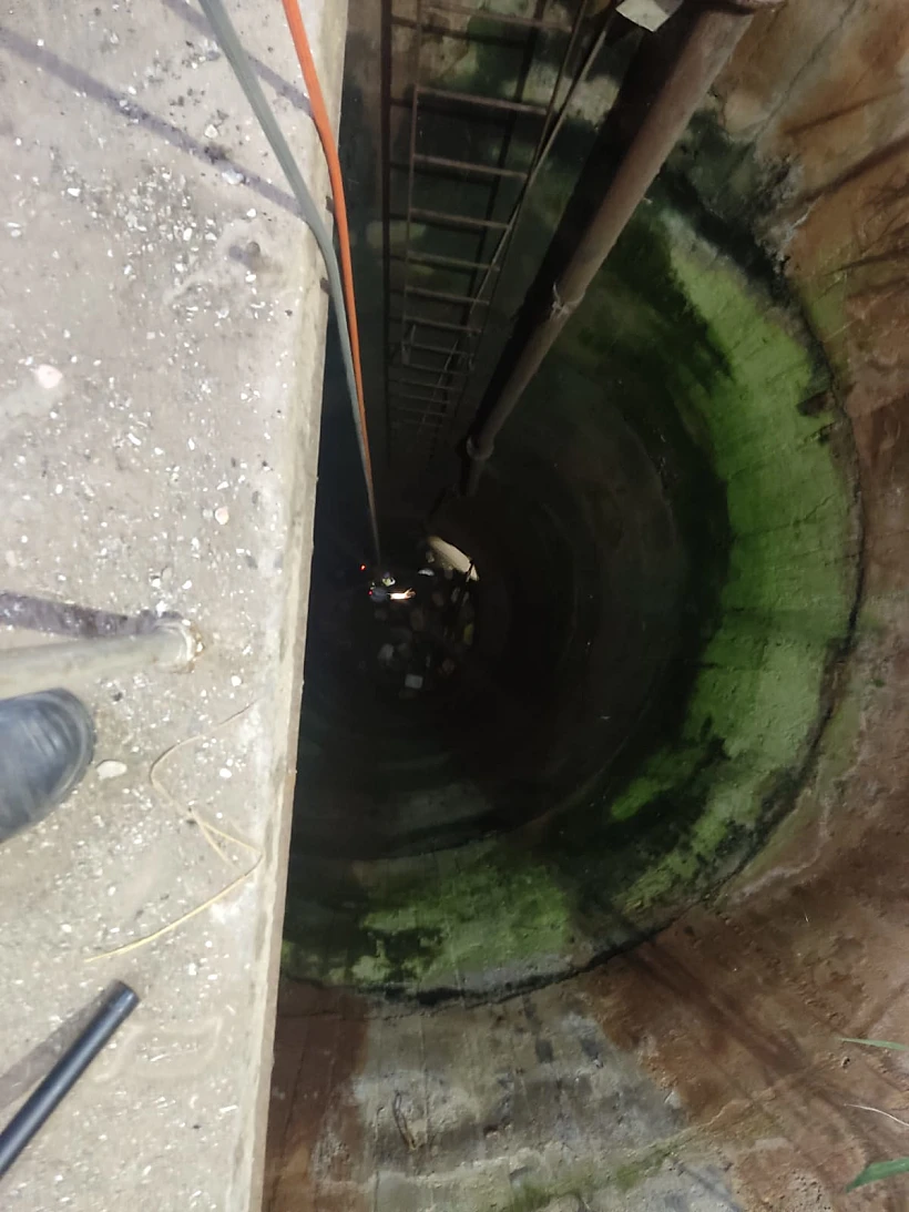 חילוץ מפיר עמוק, פרדס חנה