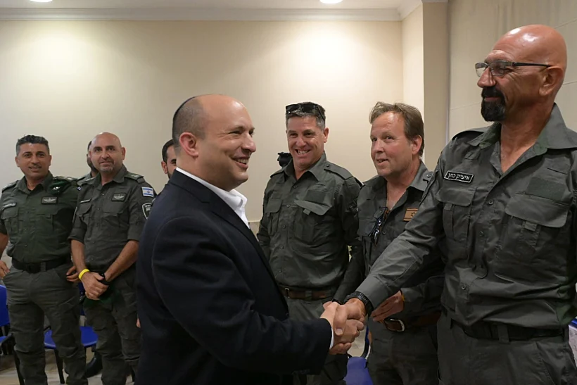 רה''מ נפתלי בנט בטקס ההכרזה על ''המשמר הישראלי''