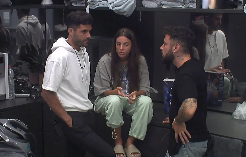 אליאב, דיאן ונתנאל בחדר הארונות | האח הגדול 4