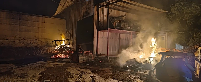 השריפה בקיבוץ איילת השחר