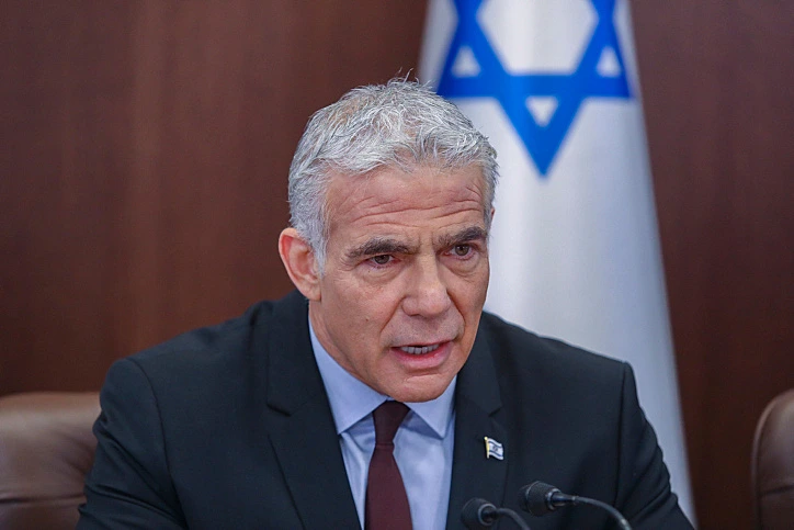 ראש הממשלה יאיר לפיד