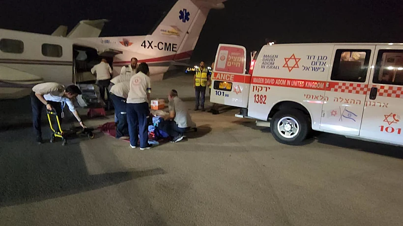 חילוץ הישראלים שנפצעו בתאונה הימית בעקבה