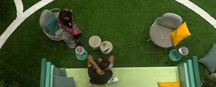 שחף וטליה בחצר | האח הגדול עונה 4