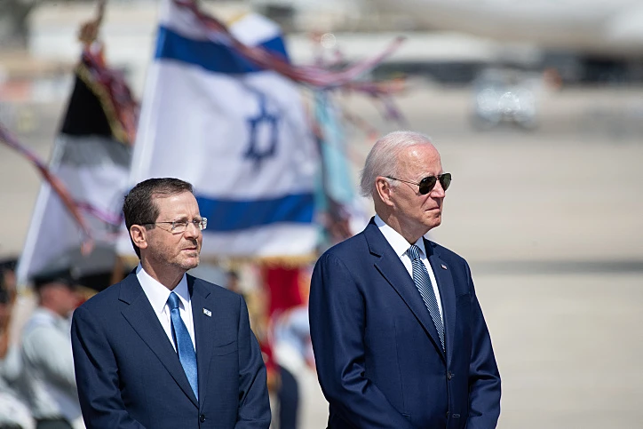 הנשיא ביידן ונשיא המדינה הרצוג