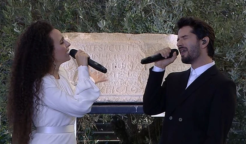 רן דנקר ויובל דיין בבית הנשיא