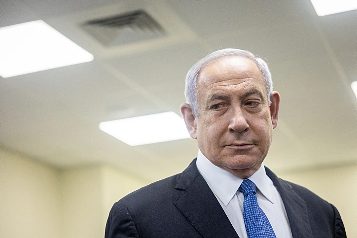 נתניהו בוועדת החקירה