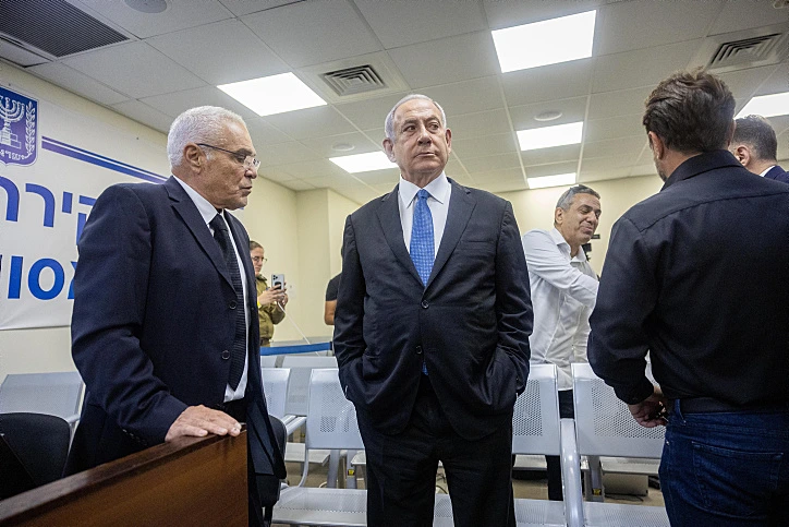 נתניהו בוועדת החקירה