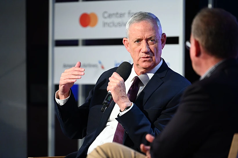 שר הביטחון בני גנץ בכנס הביטחון של מכון ASPEN