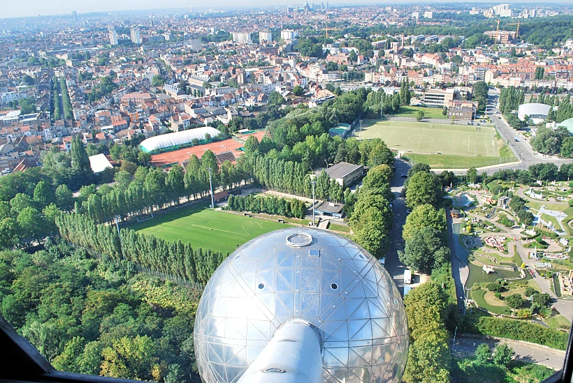 The,atomium,in,brussels,,belgium