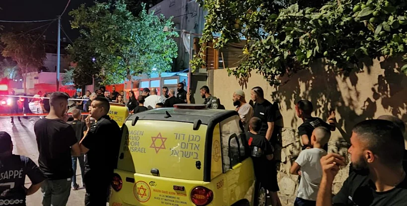 זירת האירוע בלוד