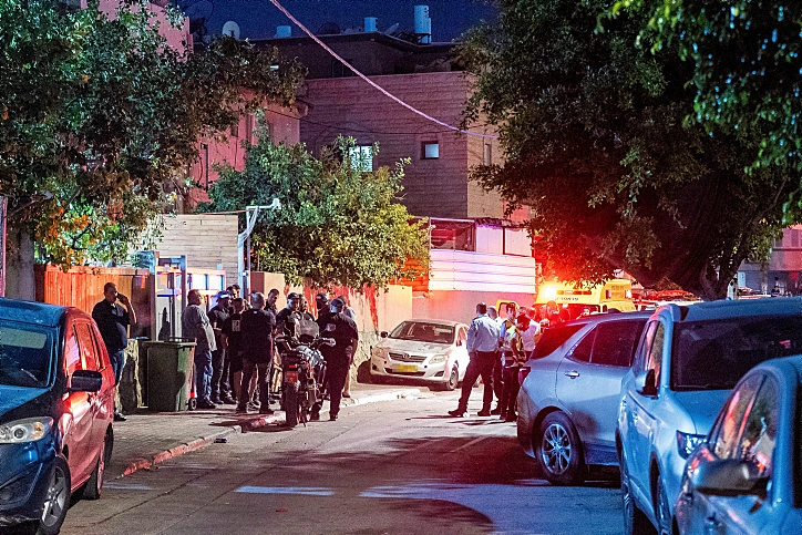 הזירה בה נרצחה רבאב אבו סיאם, לוד