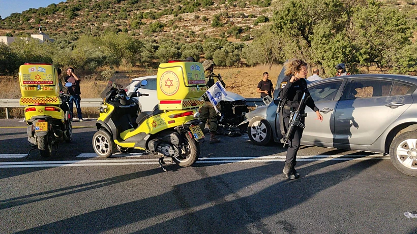 תאונת דרכים חזיתית ביו''ש