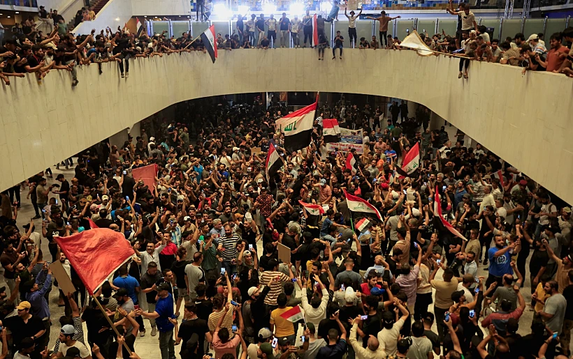 המהומות בפרלמנט בעיראק