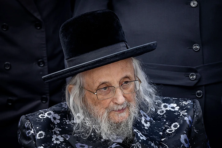 מנהיג העדה החרדית הרב יצחק טוביה וייס