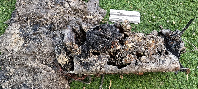 סוללת האופניים החשמליים שגרמה ע''פ החשד לשריפה בנתניה