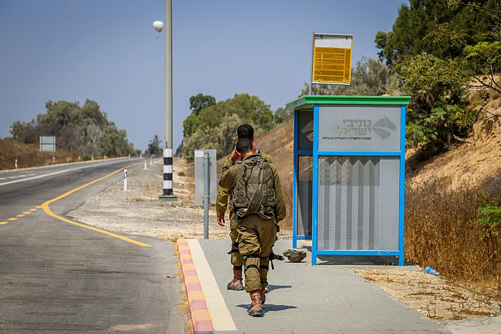 חייל בעוטף עזה