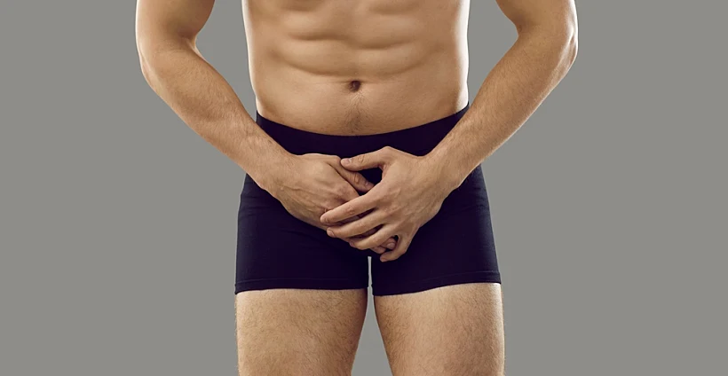 גבר בתחתונים