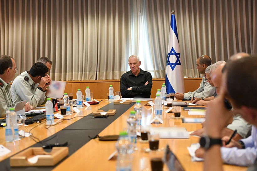 גנץ בדיון הערכת מצב