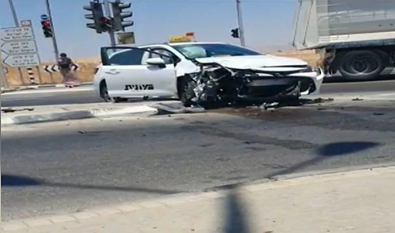 זירת התאונה בכביש 31