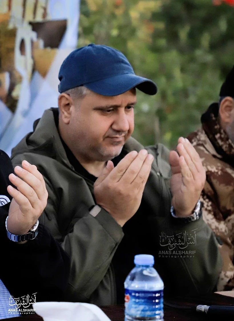 תמונת ארכיון של בכיר הזרוע הצבאית של הג'יהאד האיסלאמי שחוסל היום, תייסיר אל-ג'עברי