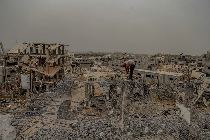 הרס ברצועת עזה במבצע צוק איתן