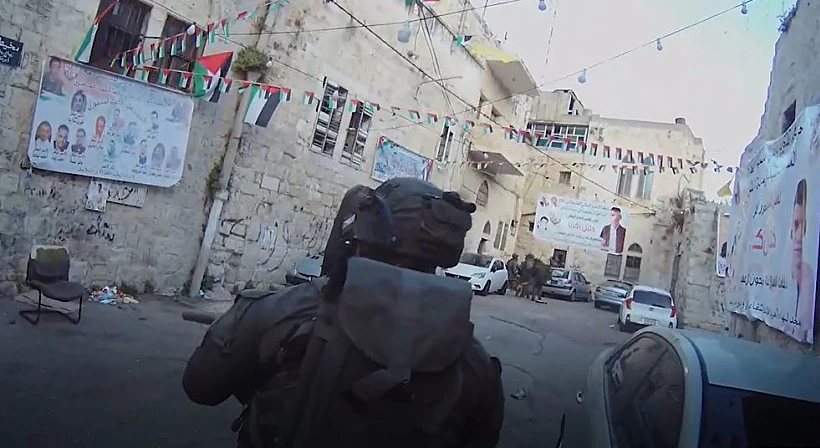 פעילות לוחמי ימ''מ ושב''כ בשכם