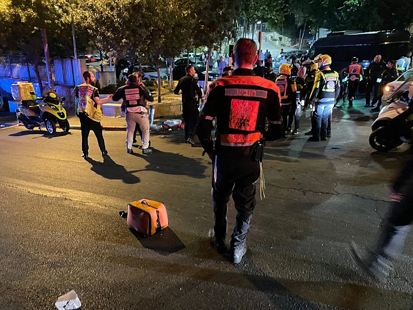 זירת פיגוע הירי בירושלים