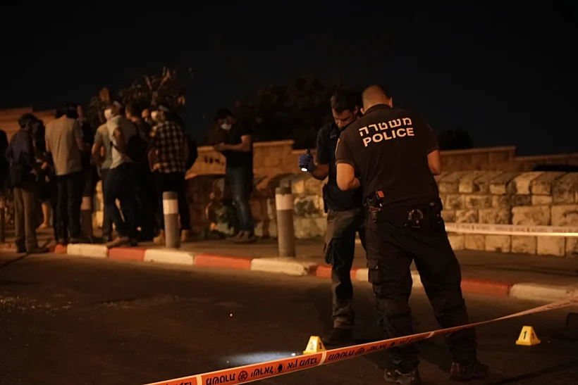 זירת פיגוע הירי בירושלים