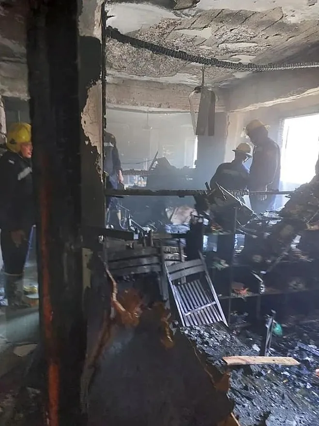 שריפה בכנסייה בצרים