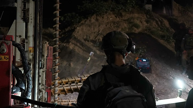 כוחות צה''ל פועלים במנהרת חמאס שנוטרלה