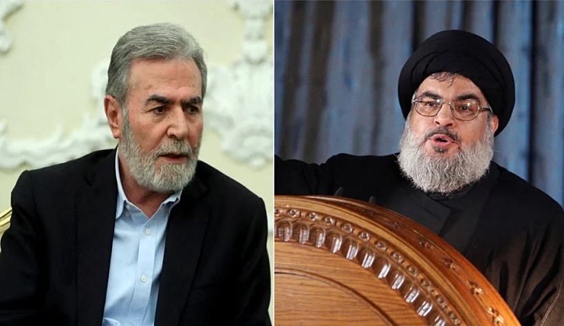 חסן נסראללה וזיאד נאח'לה