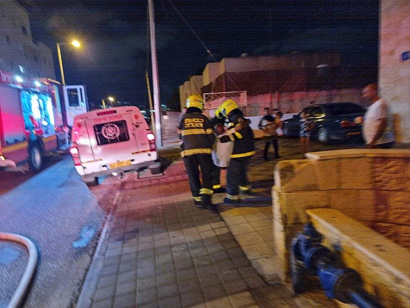 שריפה בדירה בחיפה