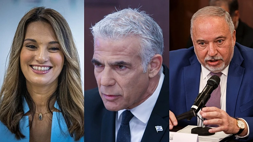 אביגדור ליברמן, יאיר לפיד ויפעת שאשא ביטון